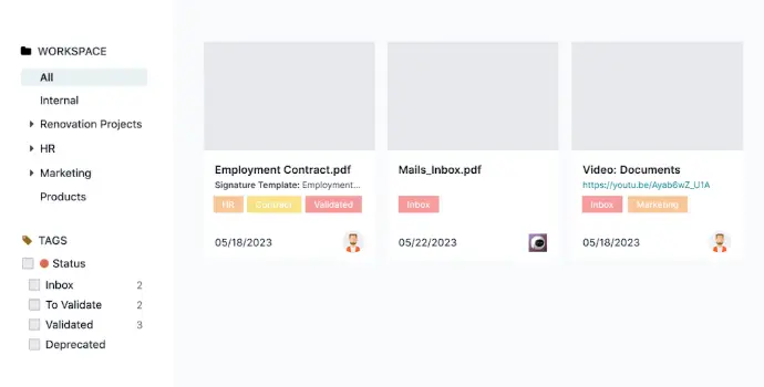 Finance Documents Example