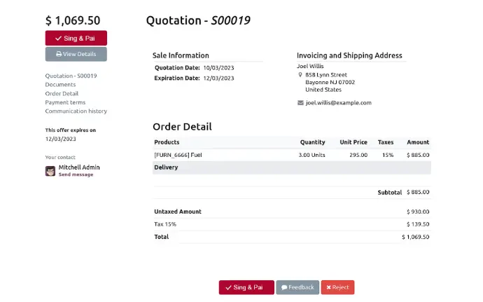 Software Sales Sales Operations Example