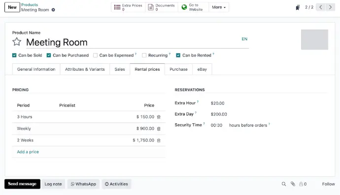 Software Sales Rental Example